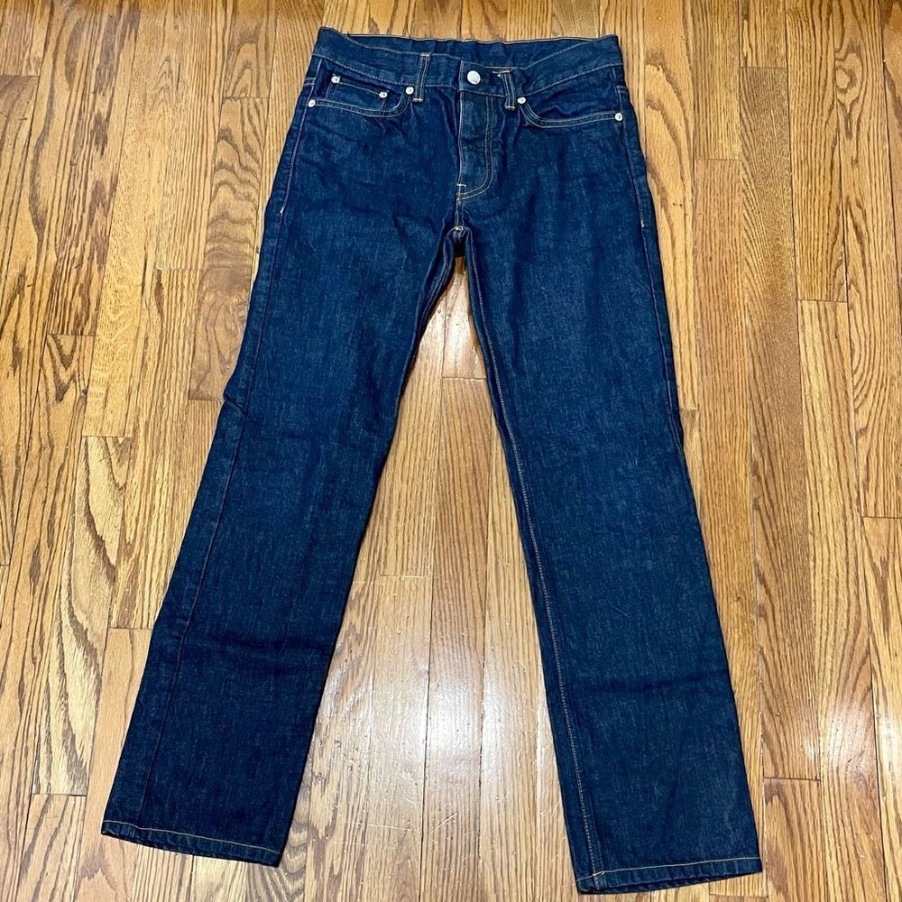 Like new! BLK DNM Selvedge Slim Straight leg Button Fly Jeans. Size 29.